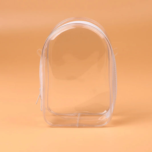 Labubu Protect Case Labubu Sitting Party 15/17Cm Cotton Doll Shoulder Pain Bag PVC Storage Bag Labubu Walk Bag Dustproof