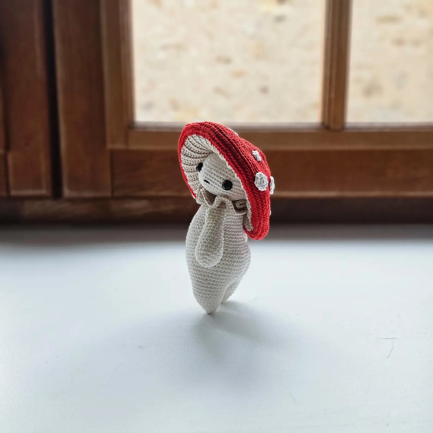 Mushroom Guy Crochet Pattern – Pocket-Sized or Cuddly Amigurumi