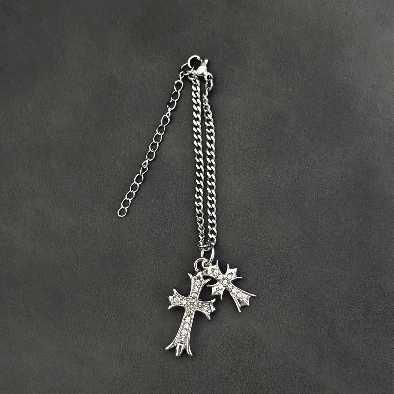 Handmade Luxury-Inspired Black Leather Pants Outfit