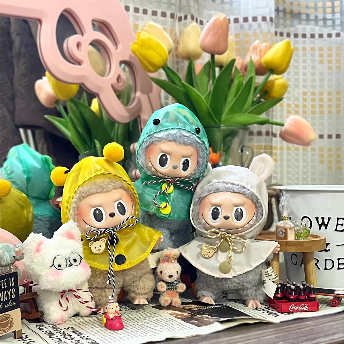 Doll Cloth DripDrop Critter Raincoat - 053