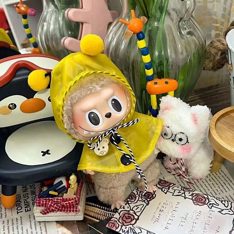 The Monsters Labubu Cloth DripDrop Critter Raincoat Bee