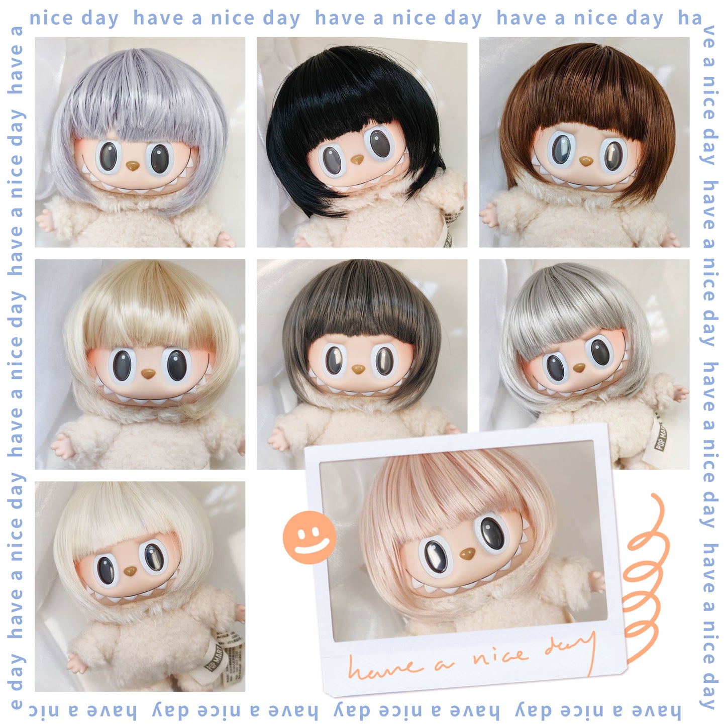 Doll Cloth Pixie Color Pop Wig - 065