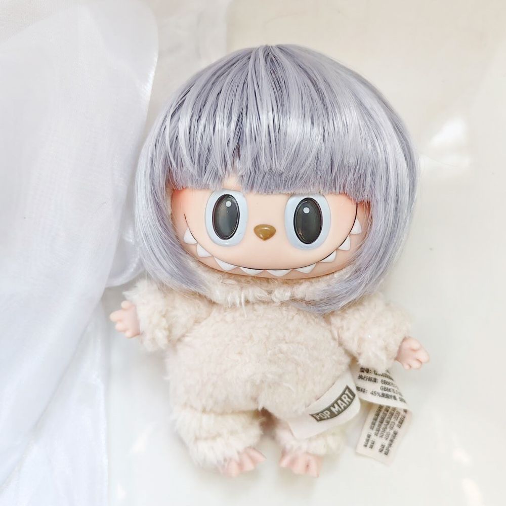 The Monsters Labubu Cloth Pixie Color Pop Wig Light Blue