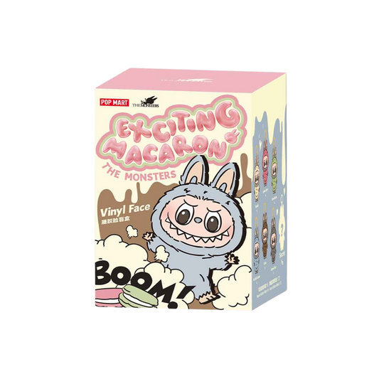 POP MART LABUBU THE MONSTERS EXCITING MACARON VINYL PLUSH BLIND BOX