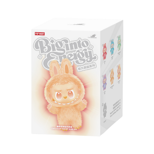 POP MART LABUBU THE MONSTERS BIG INTO ENERGY VINYL PLUSH BLIND BOX