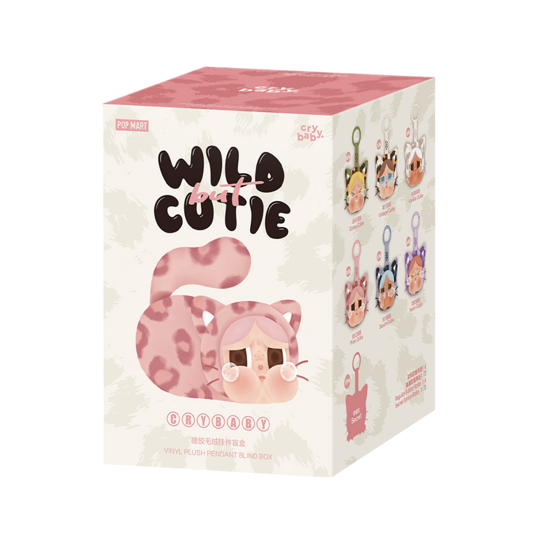 POP MART CRYBABY WILD BUT CUTIE SERIES VINYL PLUSH PENDANT - CASE OF 6