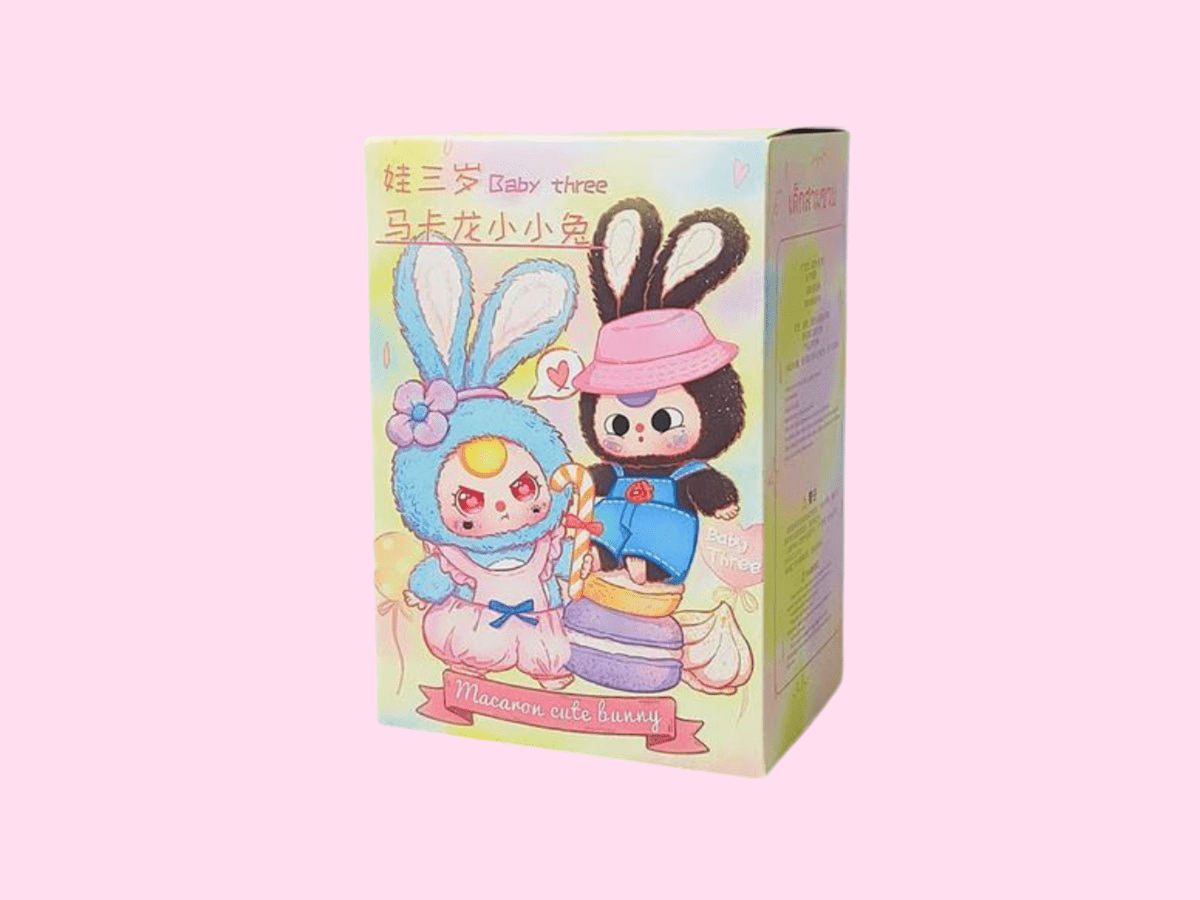 Baby Three Macaron Rabbit Series Plush Blind Box