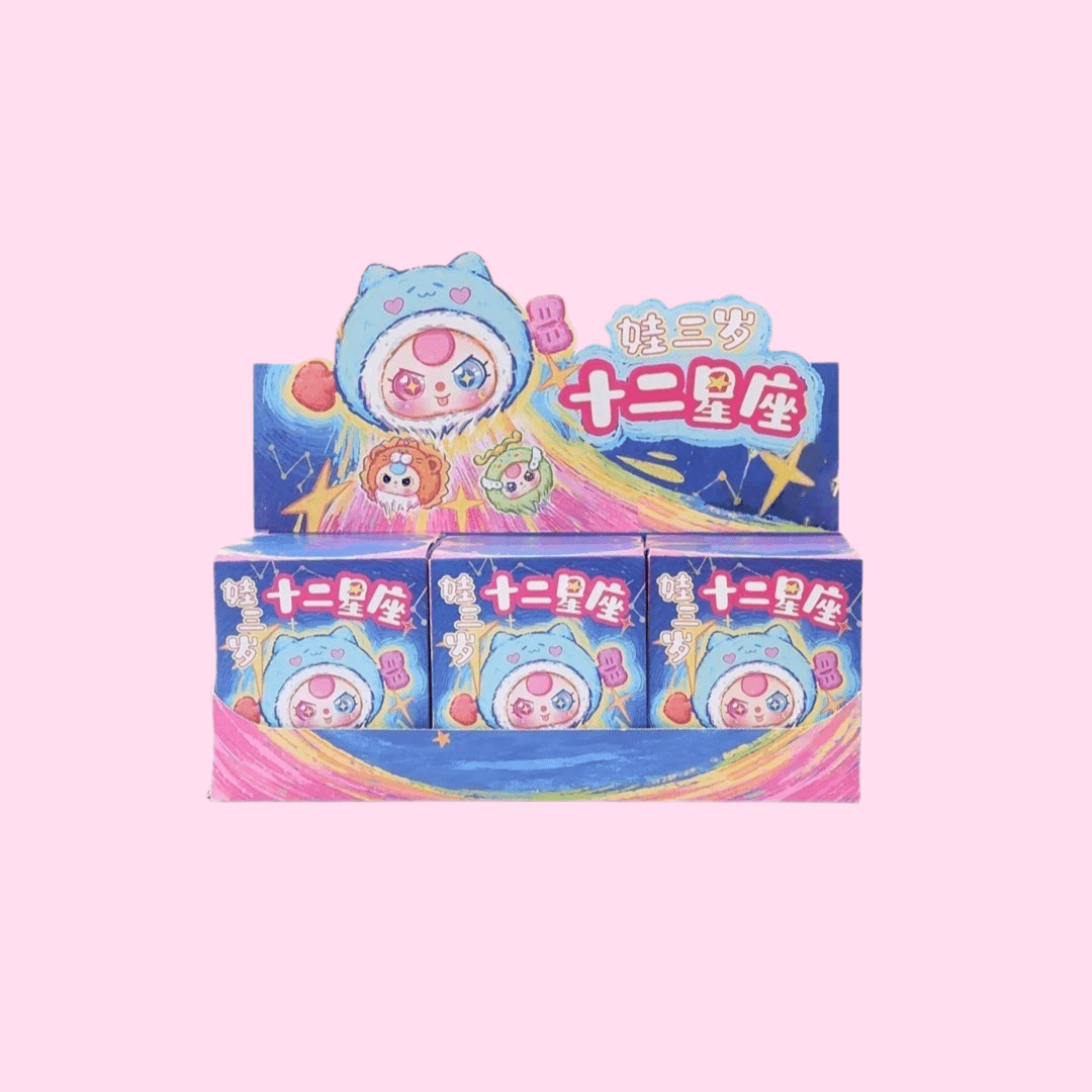 Baby Three New Twelve Constellation Series Plush Blind Box