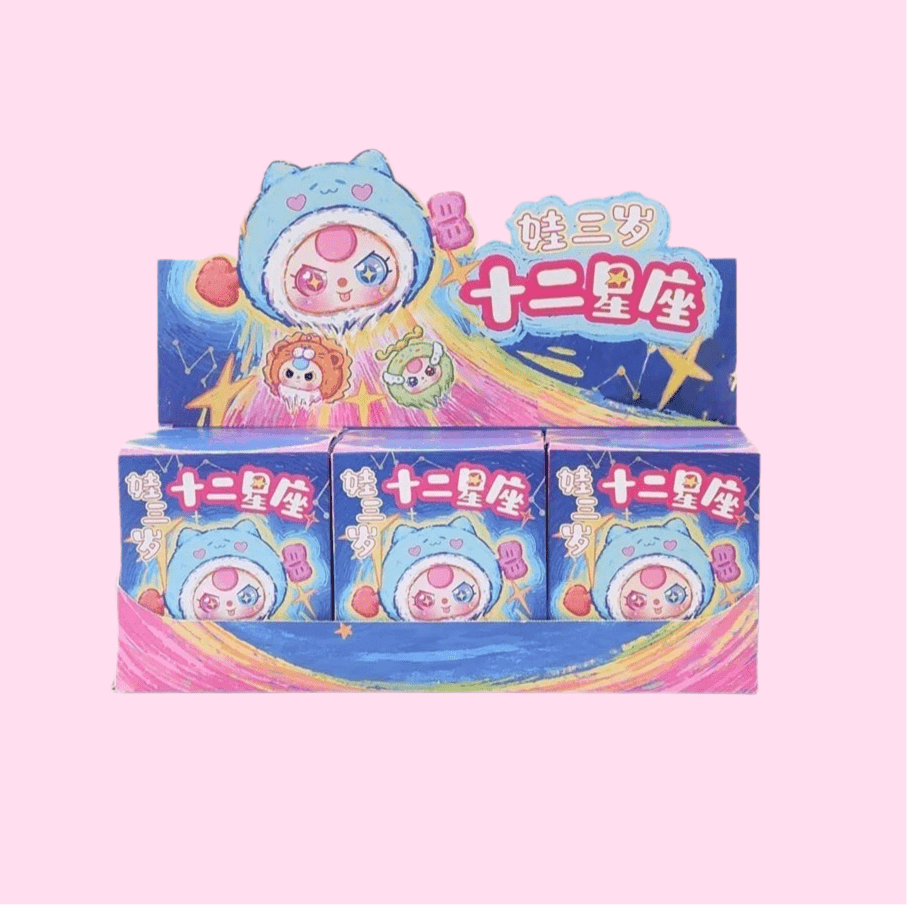 Baby Three New Twelve Constellation Series Plush Blind Box