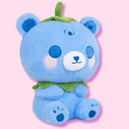 Bloo the Blueberry Bear ,Cute Kawaii Soft Blue Animal Plush