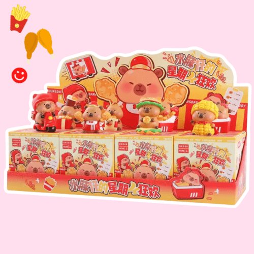 Capybara Boy Series Snack Time Collectible Figure Blind Box