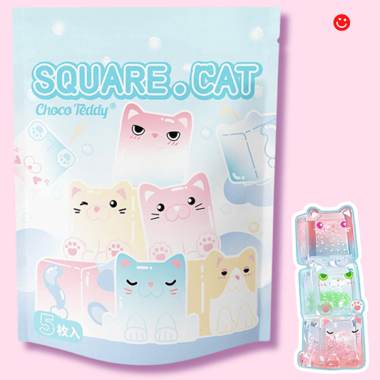 ChocoTeddy Square Cat Glow In The Dark Miniature Blind Bag Series 2