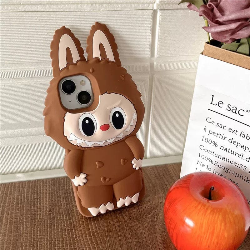 Cute Labubu Silicone iPhone Case