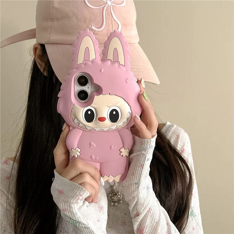 Cute Labubu Silicone iPhone Case