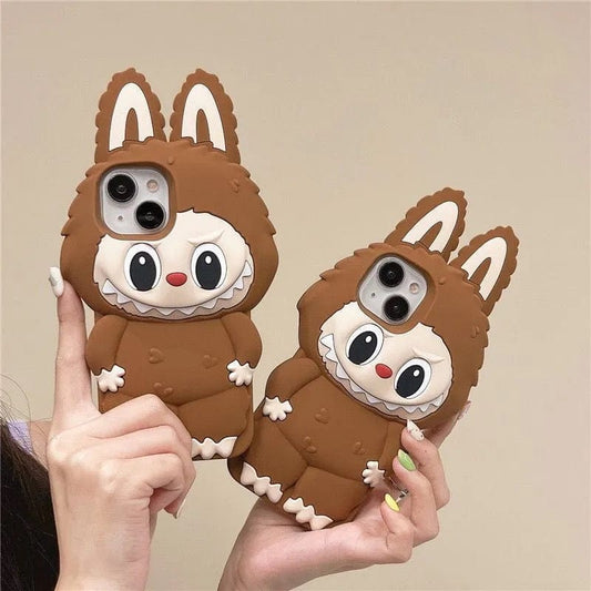 Cute Labubu Silicone iPhone Case