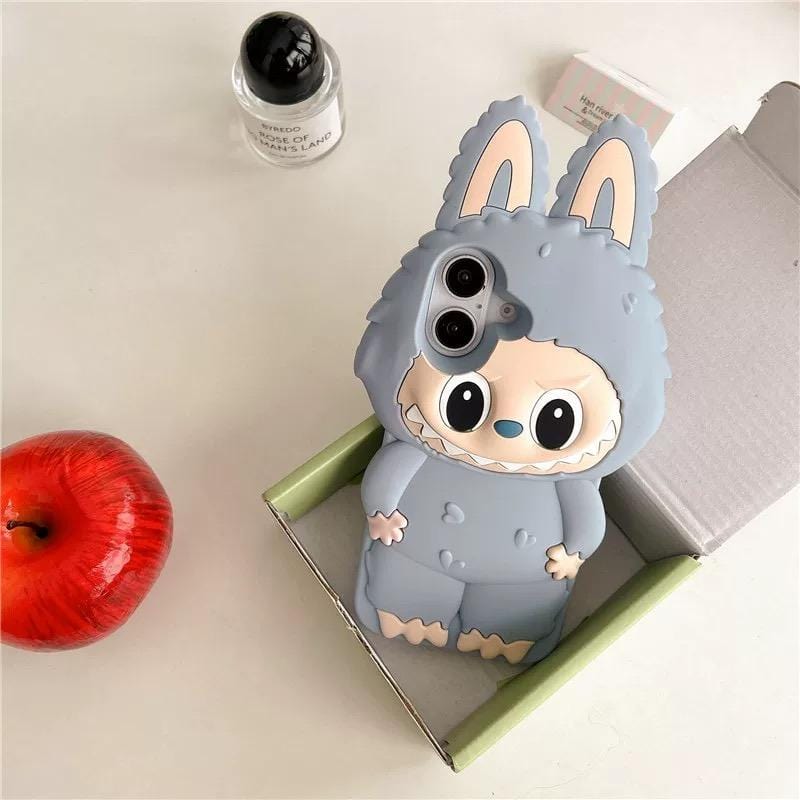 Cute Labubu Silicone iPhone Case