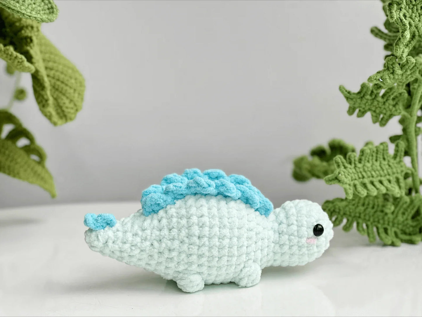 No-Sew Dinosaur Crochet Pattern Bundle – Triceratops, Tyrannosaurus, Stegosaurus | Amigurumi Jurassic World PDF