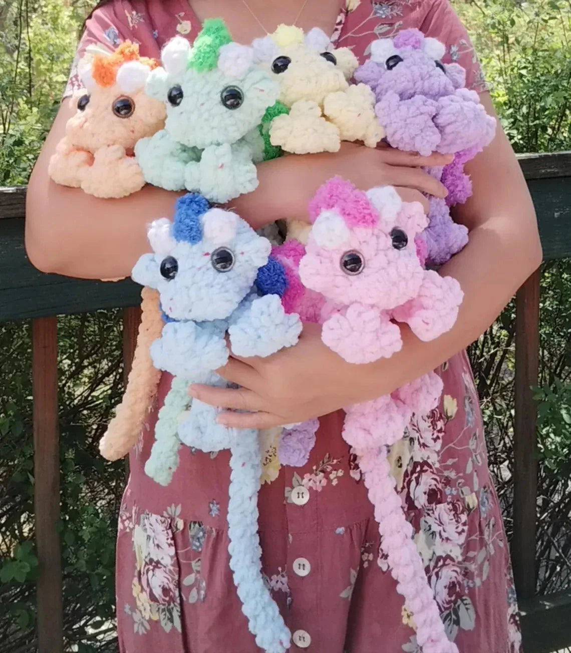 Dragon Snuggler – LESS SEW Crochet Pattern 🧶 (Just Sew the Wings!)