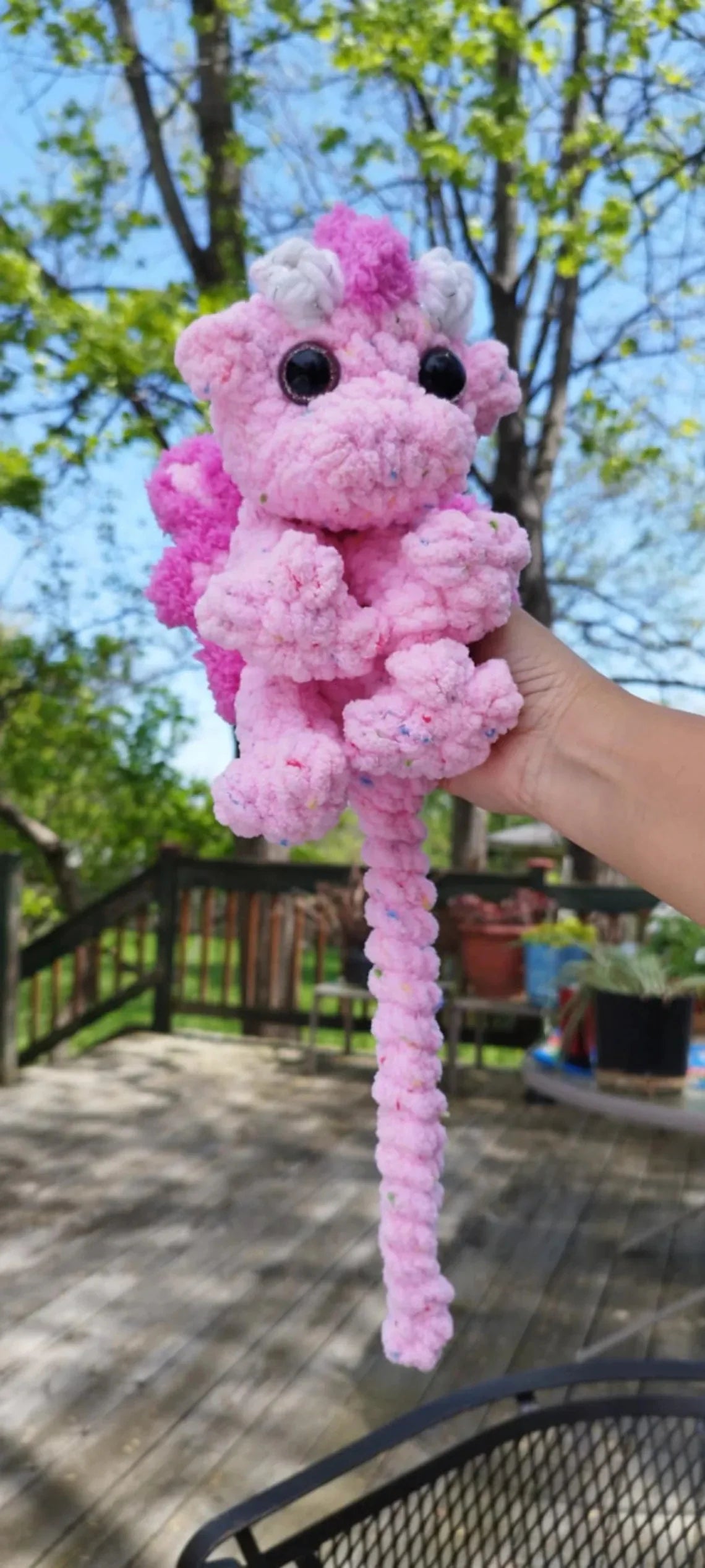 Dragon Snuggler – LESS SEW Crochet Pattern 🧶 (Just Sew the Wings!)