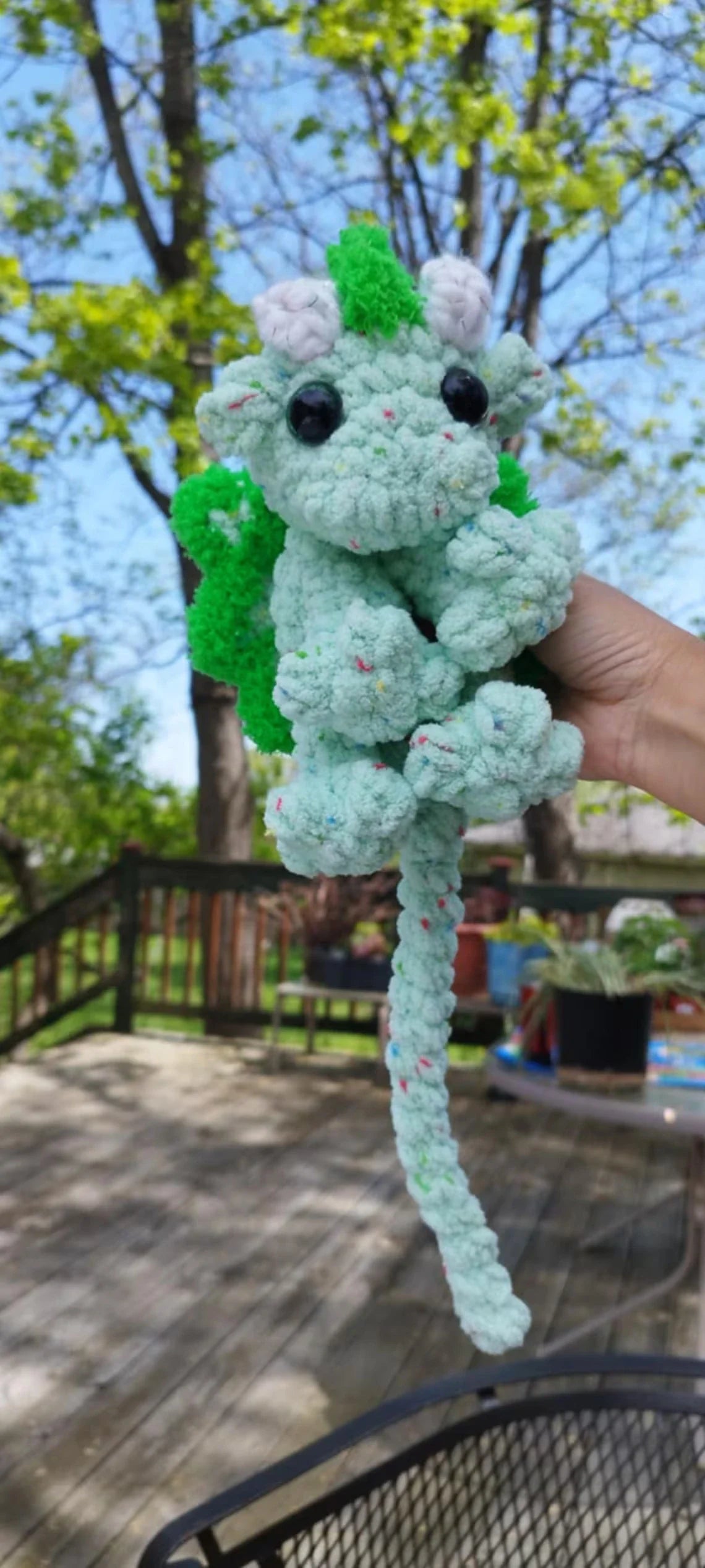 Dragon Snuggler – LESS SEW Crochet Pattern 🧶 (Just Sew the Wings!)