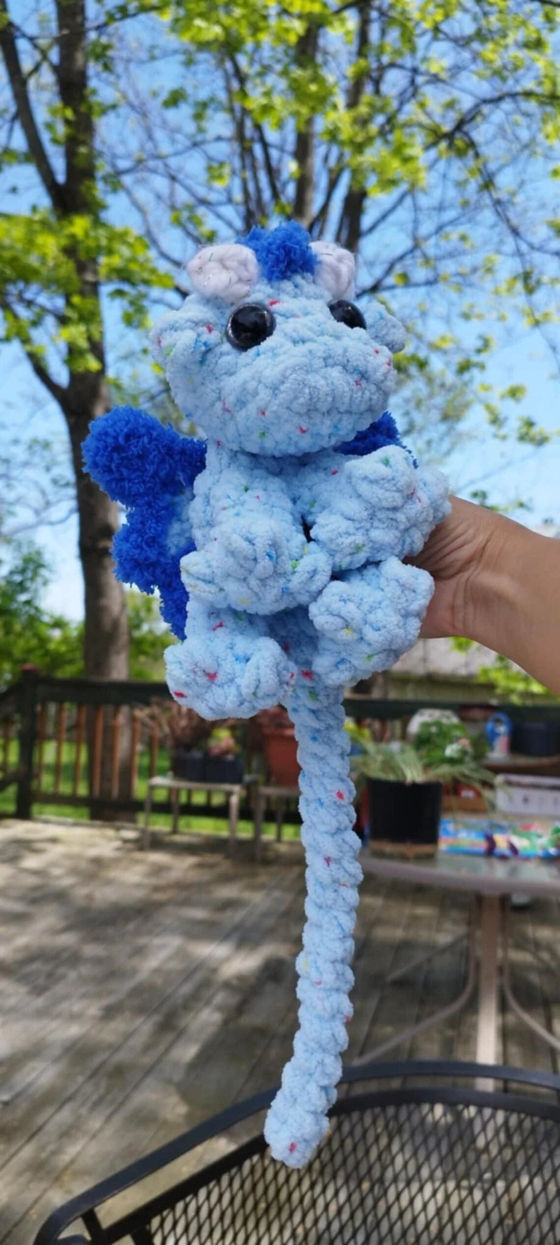 Dragon Snuggler – LESS SEW Crochet Pattern 🧶 (Just Sew the Wings!)