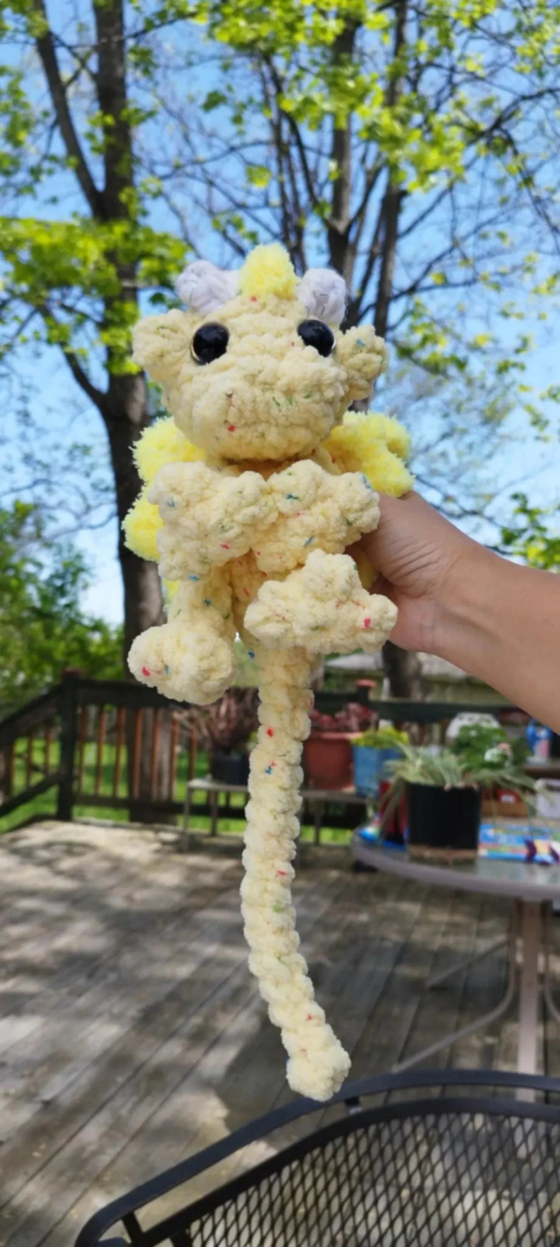 Dragon Snuggler – LESS SEW Crochet Pattern 🧶 (Just Sew the Wings!)