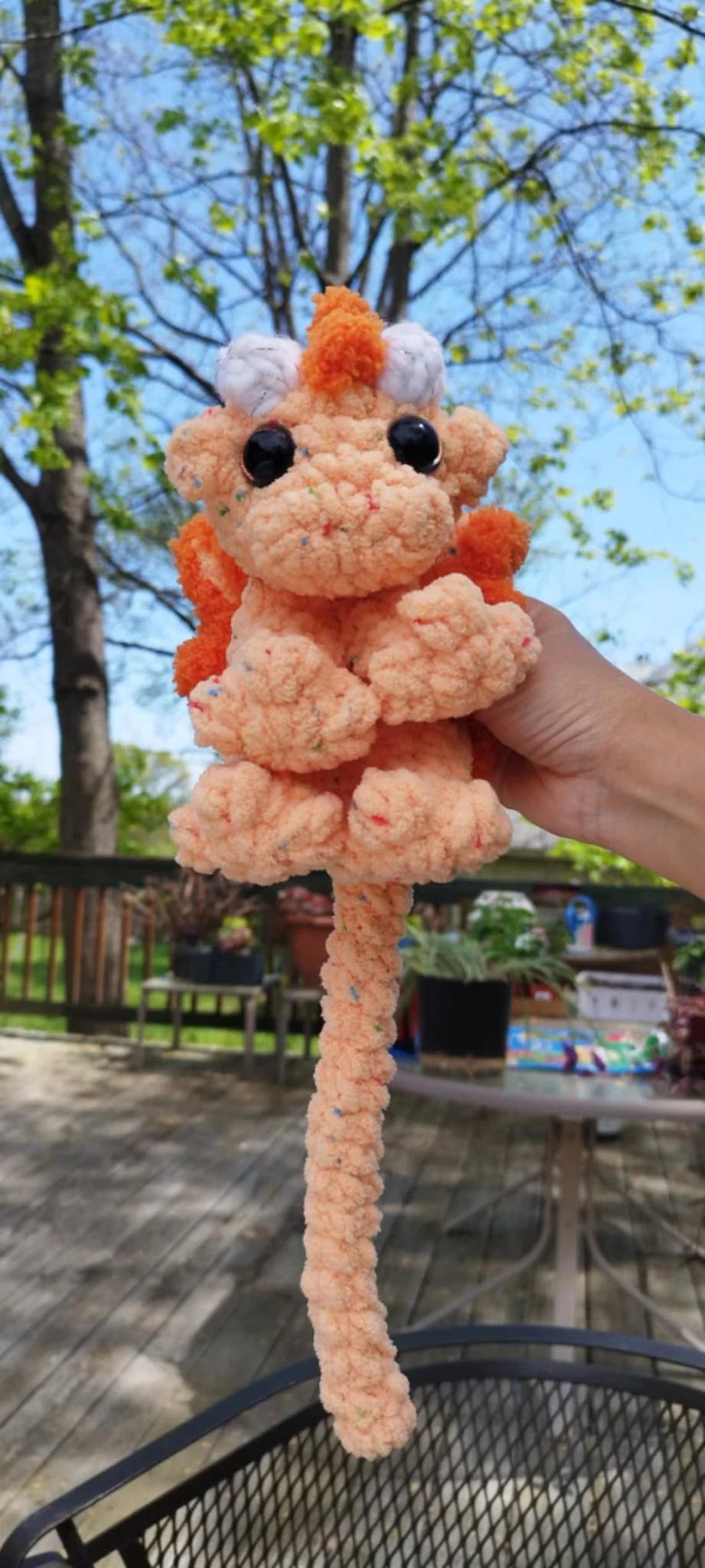 Dragon Snuggler – LESS SEW Crochet Pattern 🧶 (Just Sew the Wings!)