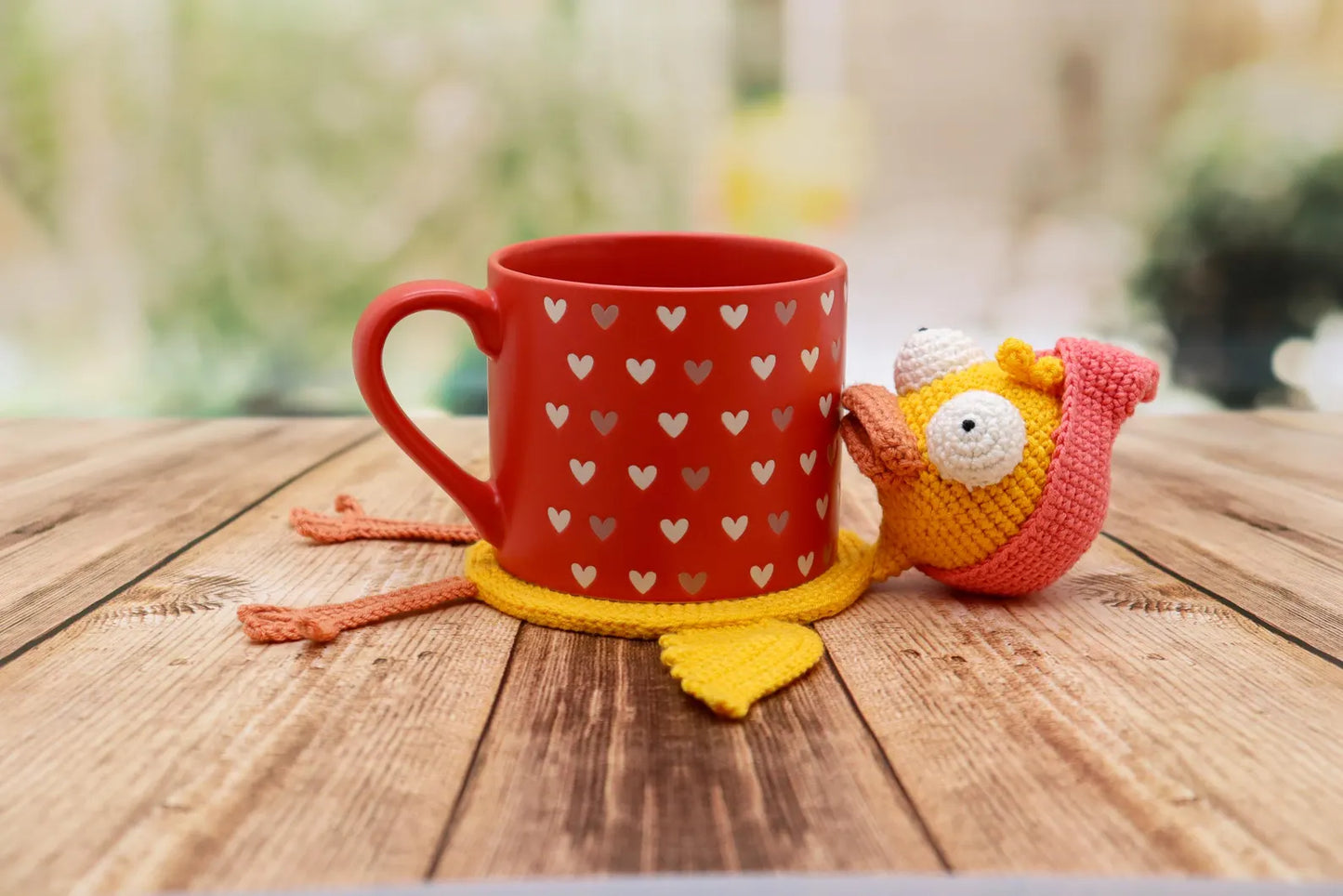 Funny Animal Crochet Coaster Pattern Set – Pig Chef, Duck & Lizard PDF Amigurumi Tutorial