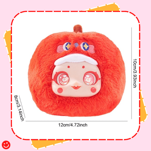 Guoran Xile Fruit Joy Plush Keychain Blind Box