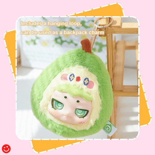 Guoran Xile Fruit Joy Plush Keychain Blind Box