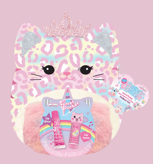 Leopard Princess Mallow Plushie with Beauty Set