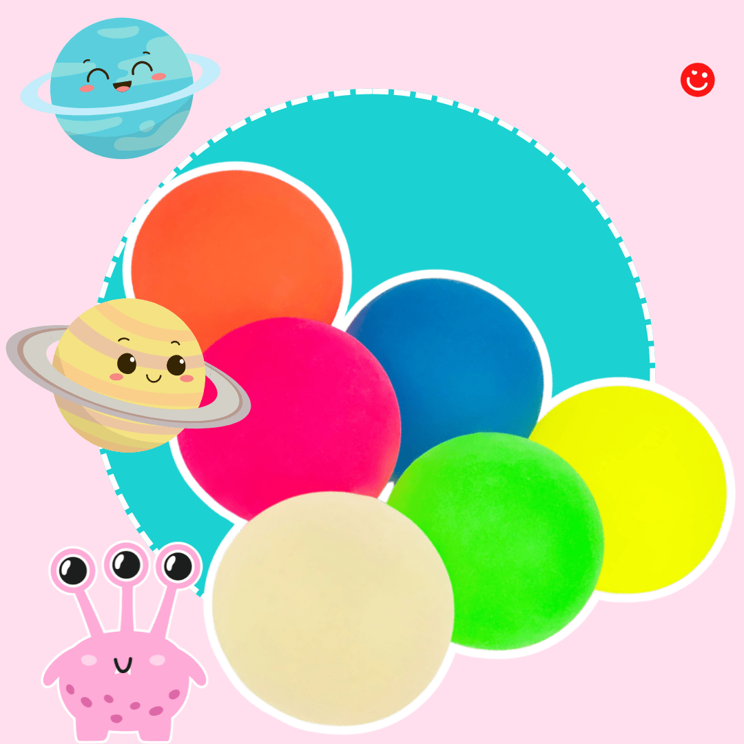 Kawaii Galaxy Gummy Globs SquishySensory Toy Ball