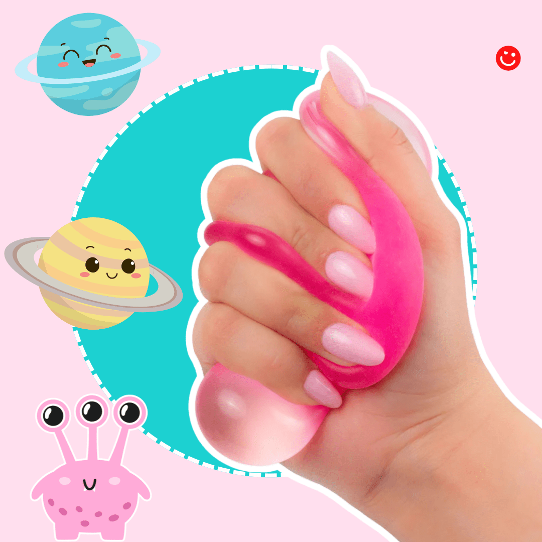 Kawaii Galaxy Gummy Globs SquishySensory Toy Ball