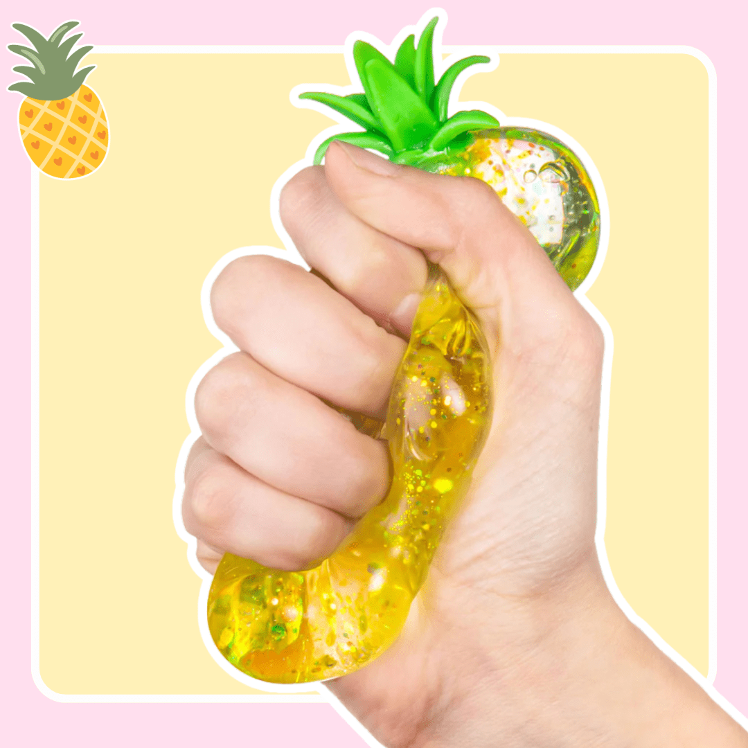 Kawaii Gummy 3D Pineapple Sensory Squishy Toy