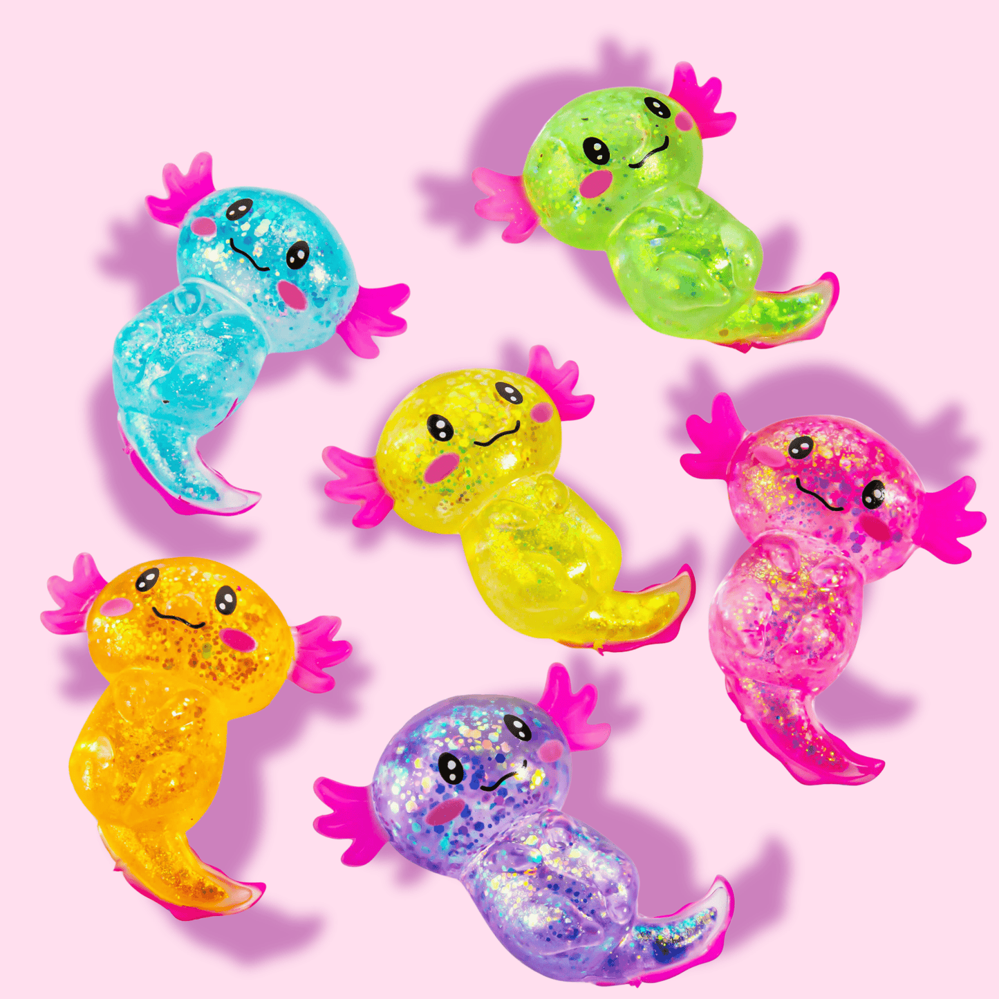 Kawaii Gummy Axolotl Pets Sensory Squishy Toy