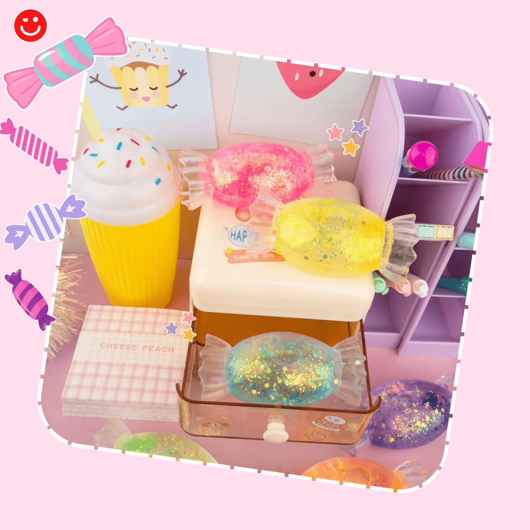 Kawaii Gummy Candy Squishy Sensory Toy
