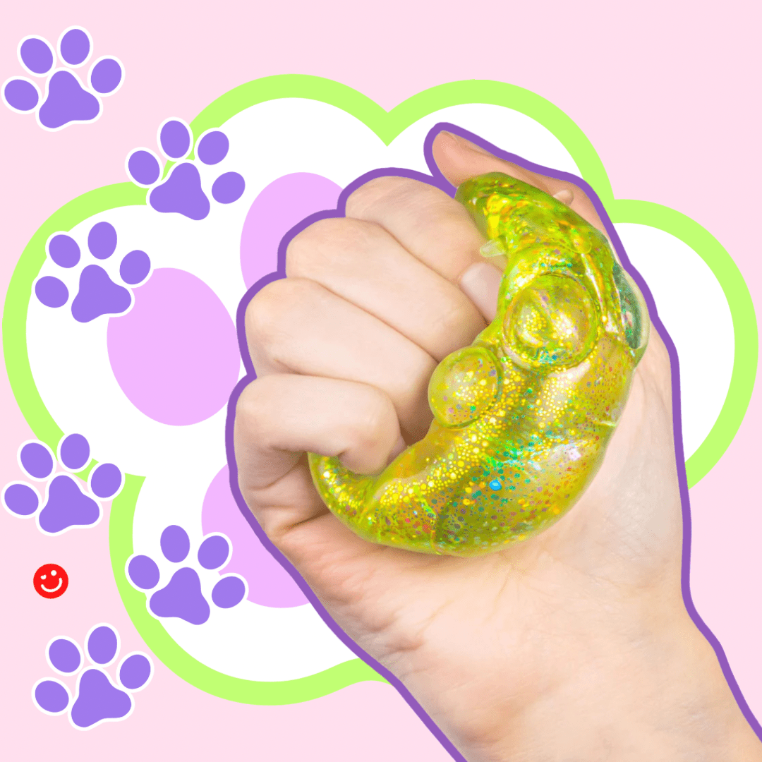 Kawaii Gummy Kitty Paws Squishy Sensory Toy