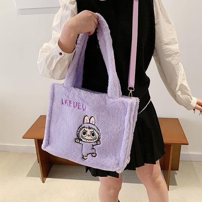 Kawaii Labubu Plush Shoulder Crossbody Bag