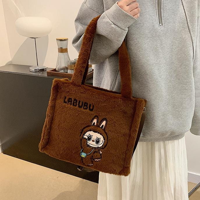 Kawaii Labubu Plush Shoulder Crossbody Bag