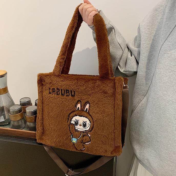 Kawaii Labubu Plush Shoulder Crossbody Bag