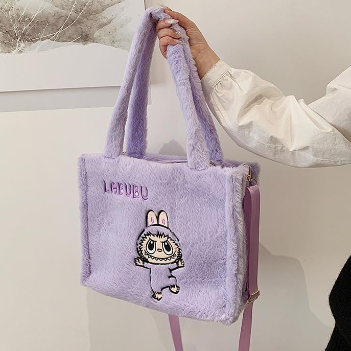 Kawaii Labubu Plush Shoulder Crossbody Bag