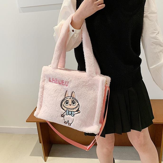 Kawaii Labubu Plush Shoulder Crossbody Bag