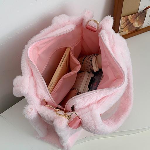 Kawaii Labubu Plush Shoulder Crossbody Bag
