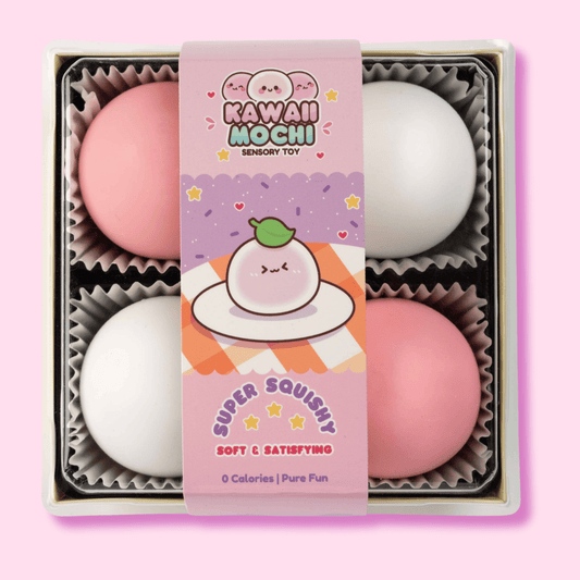 Kawaii Mochi Set of Four Sensory Fidget Toy