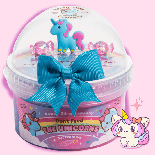 Kawaii Slime Co. Don't Feed the Unicorns Butter Slime