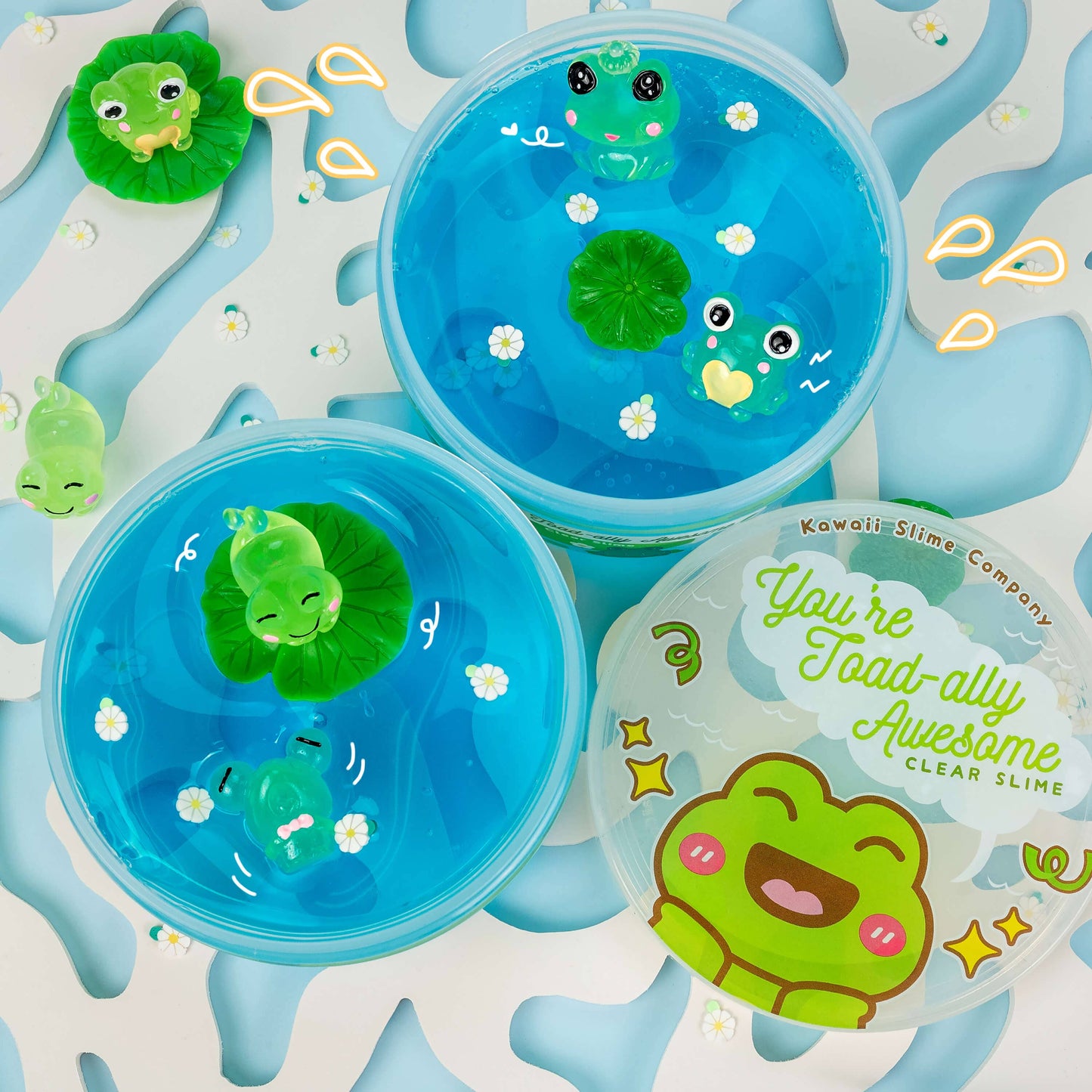 Kawaii Slime Co. You're Toad-ally Awesome Clear Slime