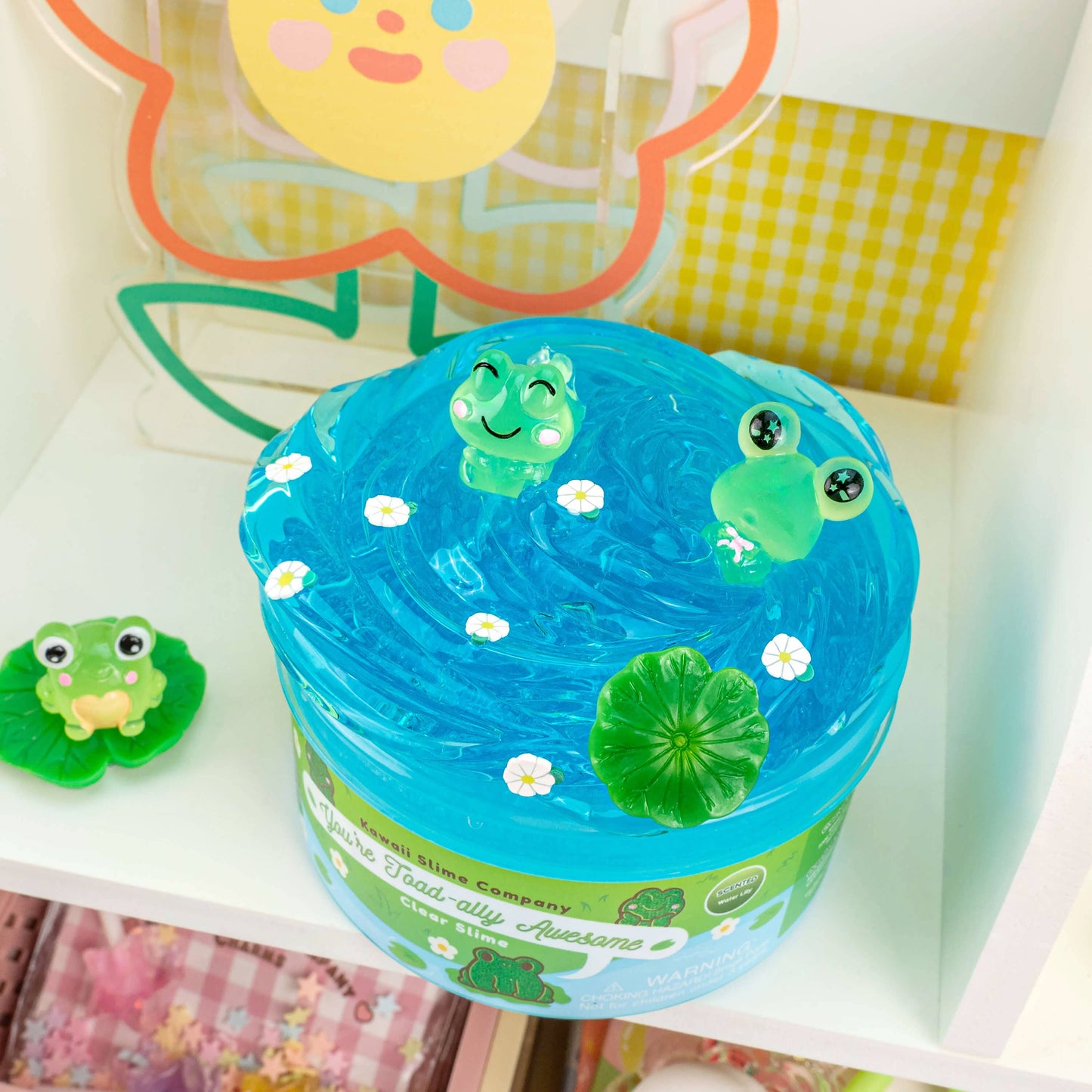 Kawaii Slime Co. You're Toad-ally Awesome Clear Slime