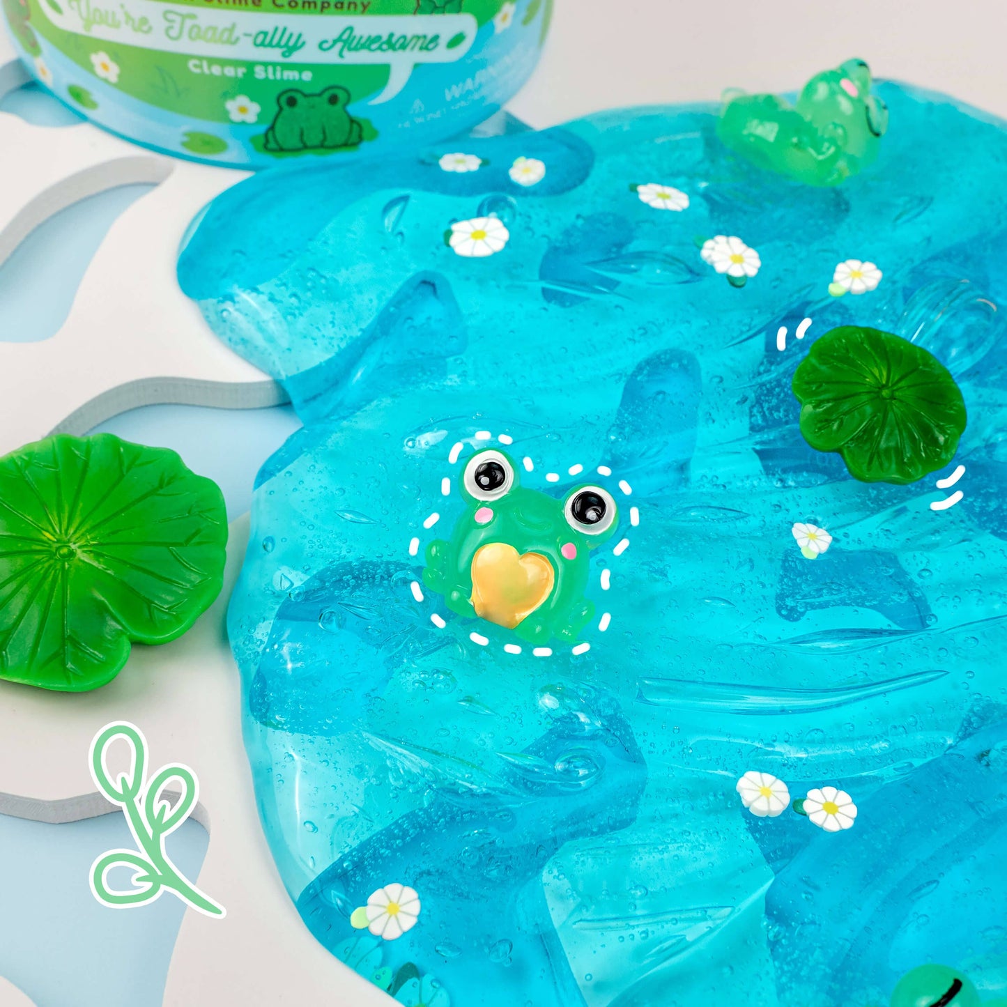 Kawaii Slime Co. You're Toad-ally Awesome Clear Slime