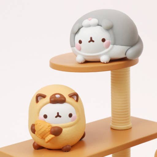 Molang Lazy Cat Costume Figure Blind Box Random Toy Vol.5