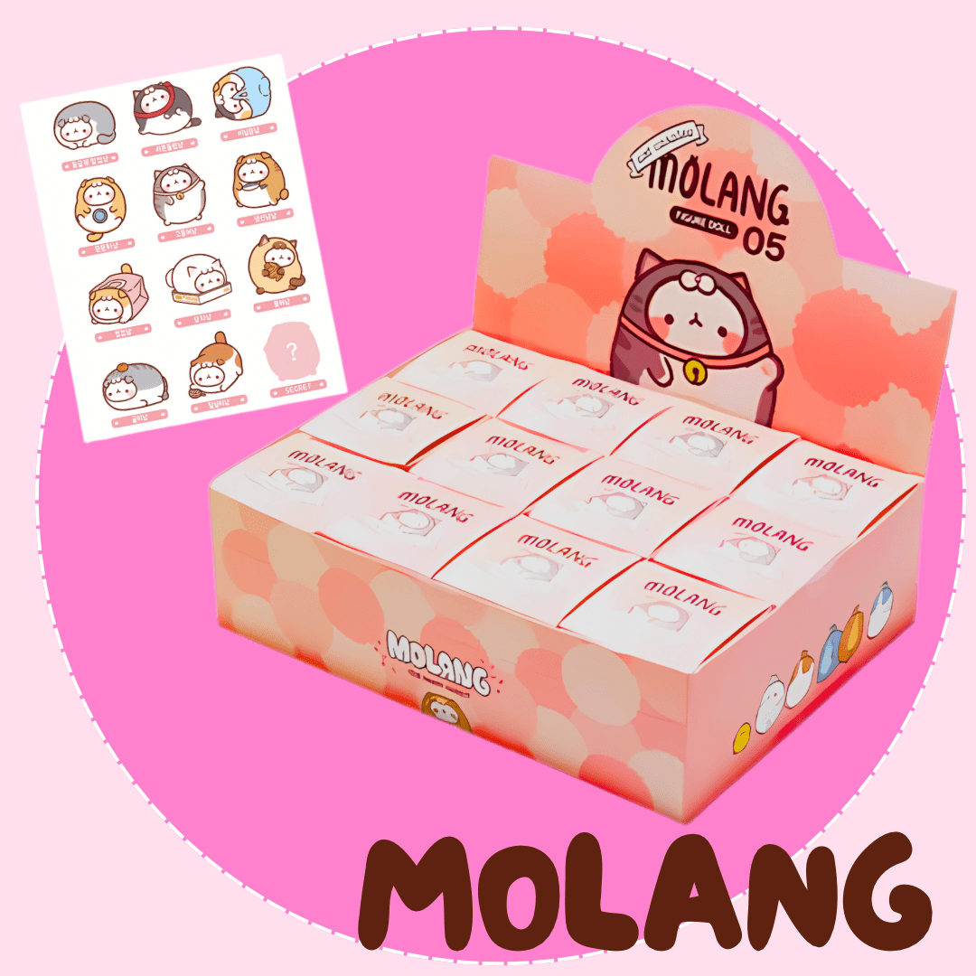 Molang Lazy Cat Costume Figure Blind Box Random Toy Vol.5